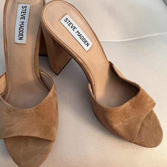 Steve Madden Shoes - Never Worn! Steve Madden Suede Slides